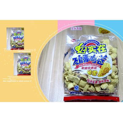 文博好實在勁香雞卷家庭實惠裝膨化食品